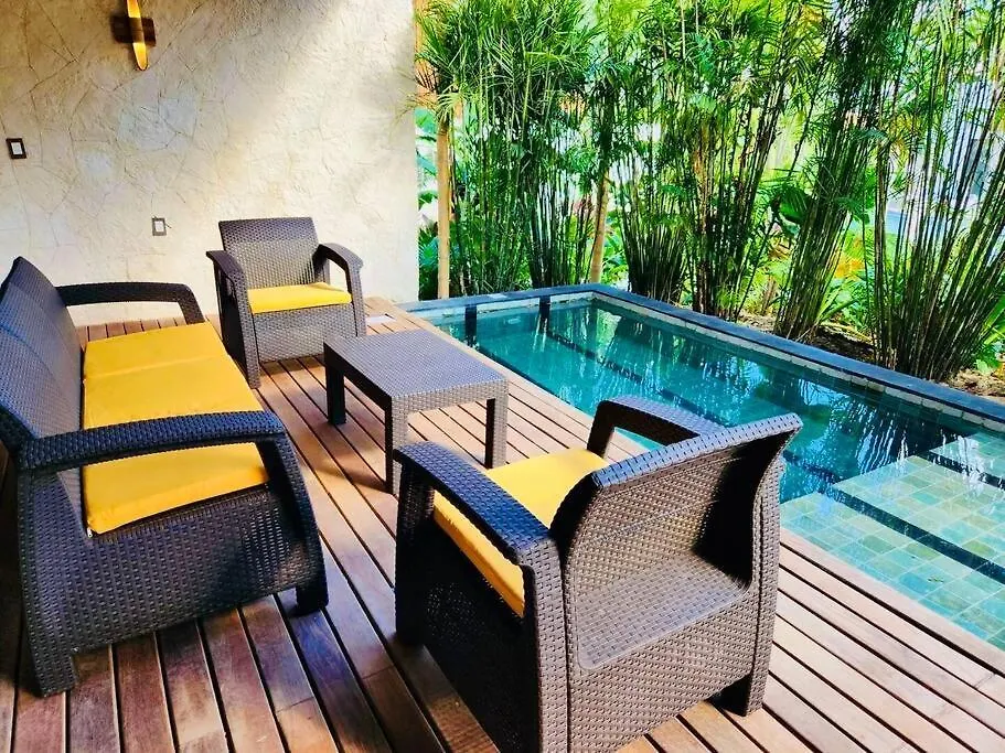 Luxurious Jungle Condo And Private Cenote Tulum Pueblo 0*,  Mexico